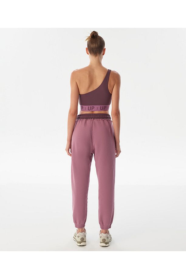 Slogan aplikeli jogger pantolon - 6