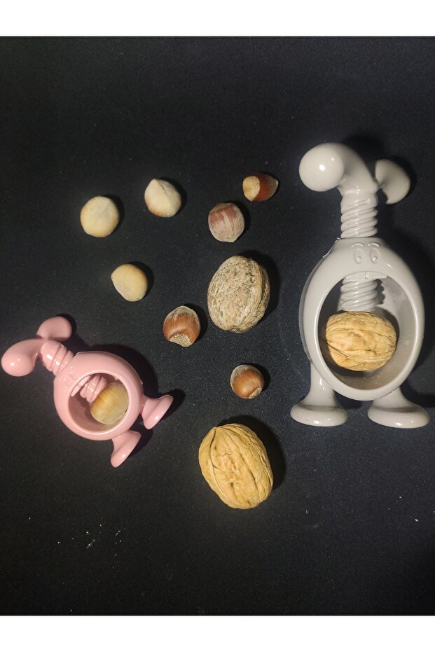 Practical and Stylish: Single Walnut & Hazelnut Cracker Set – Enjoy Crushing Effortlessly! - 1