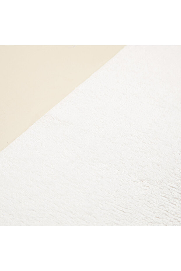 Bamboo Solid Bath Mat 70x130 Cm White - 3