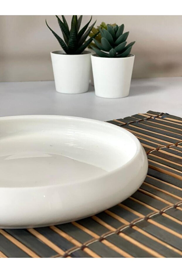 Bıanco Perla Porselen Yuvarlak Tabak 18x3 Cm - 3