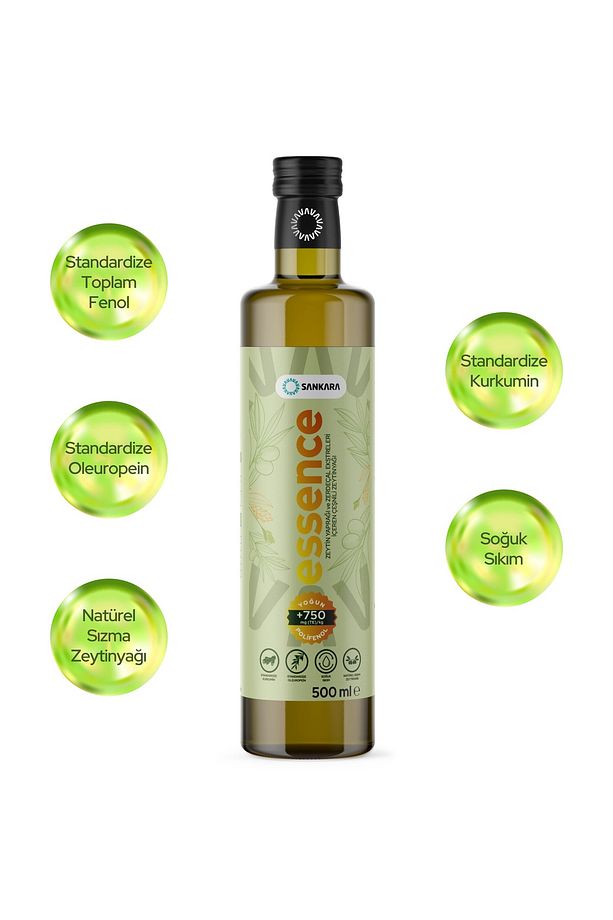 750 Yüksek Polifenollü Essence Zeytinyağı 500 ml - 2