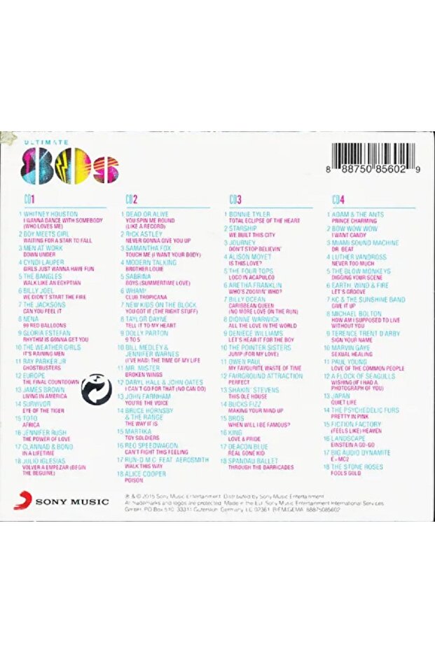 Various – Ultimate 80s (2015) 4 CD - 2