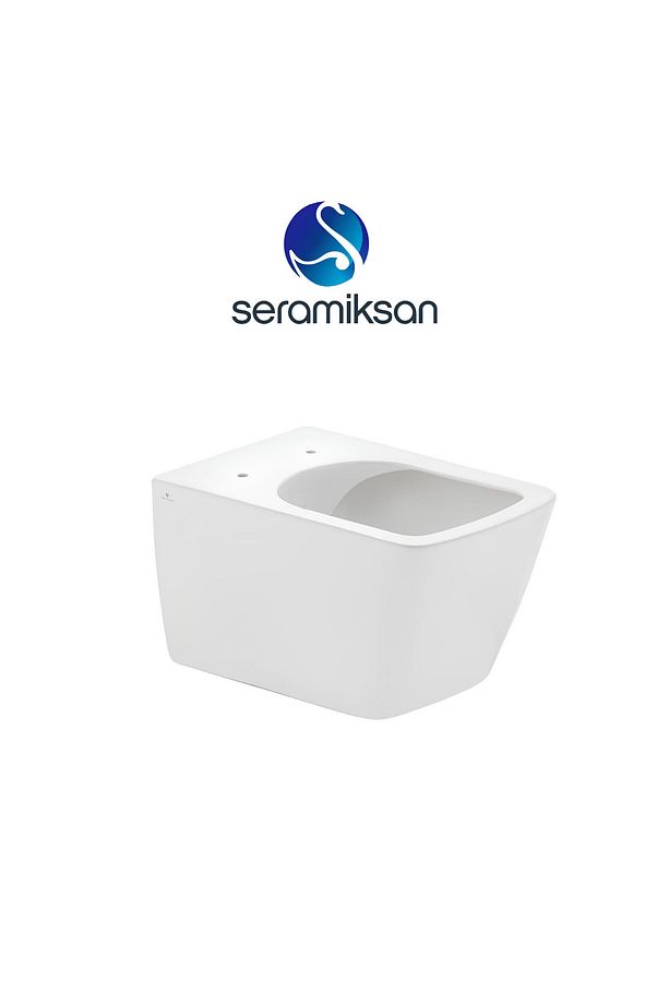 Luna Kanalsız Asma Klozet A061042H, Seramiksan Duroplast Yavaş Kapak - 3