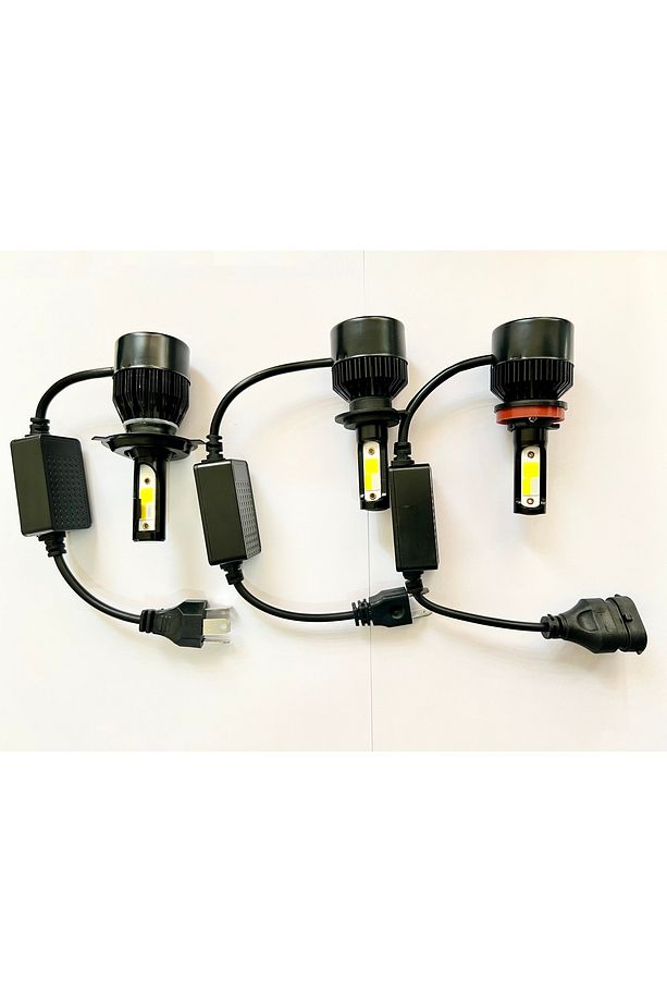 H11 3 Renk Şimşek Etkili Led Xenon Mavi Sarı Beyaz Sarı Çakarlı H11 3 Renk Led Xenon - 2
