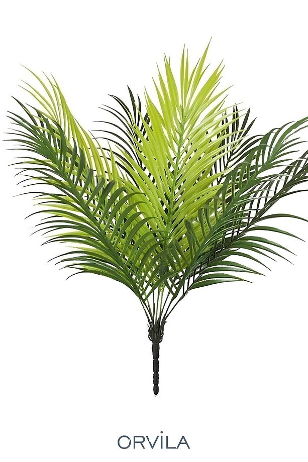 Yapay Areka Yaprağı Palmiye Demeti 9 Dal - 50 Cm - 1