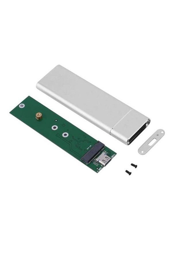 M.2 Sata SSD Ngff To Type C USB 3.0 B-Key Mini Çevirici Adaptör  Kutusu - 2