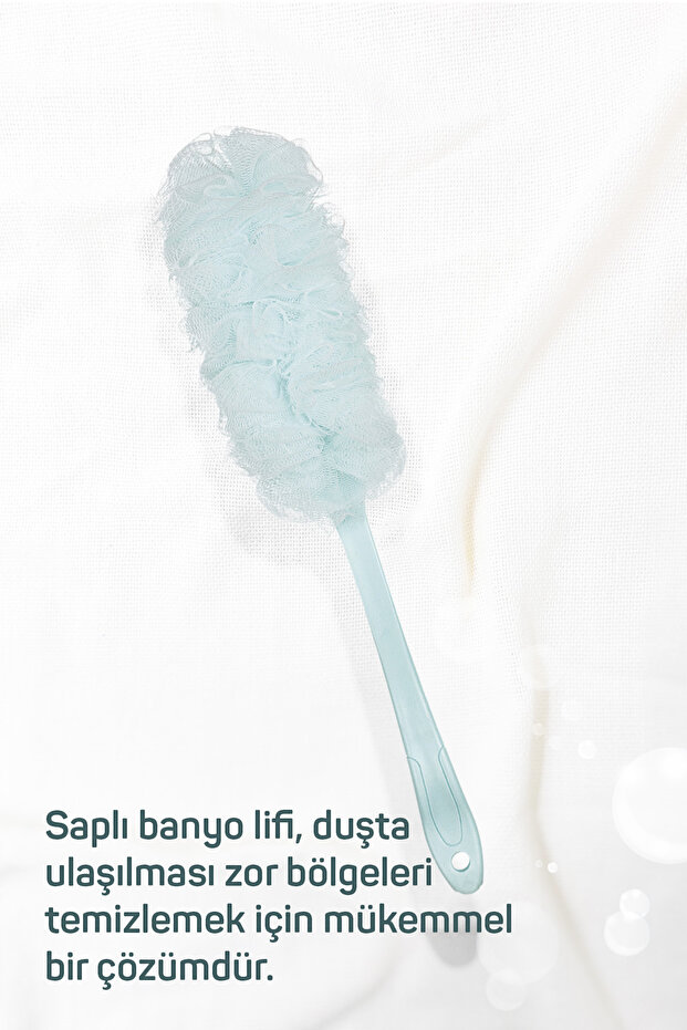 Saplı Banyo Lifi Yeşil - 3