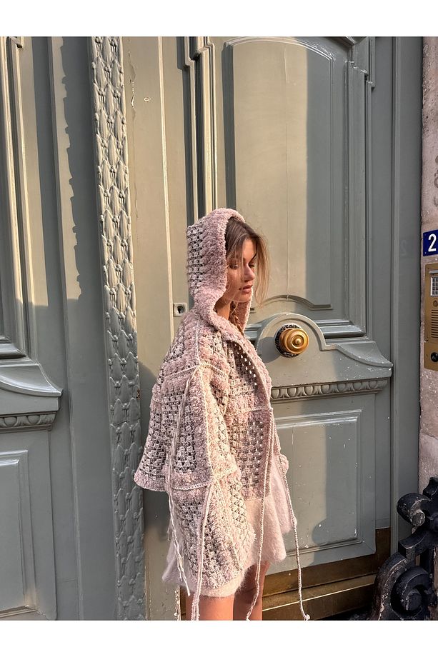 El Örgüsü Trend Ceket/ Hırka / Patchwork / Yün Hırka, Ceket - 6