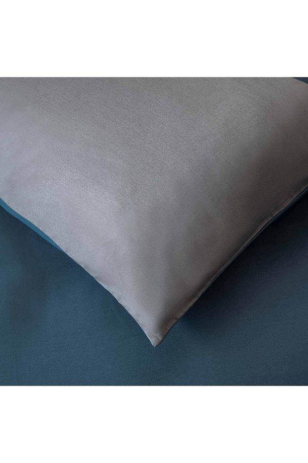 Bettie Nevresim Seti Tek Kişilik 160x220 Cm Mavı/koyu Grı - 2