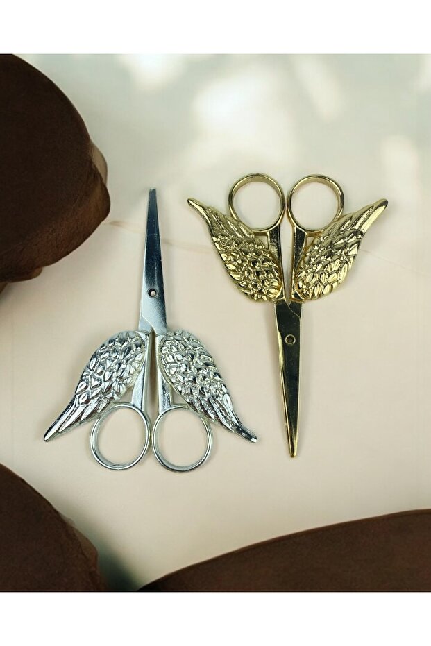 Lilac Gold and Silver Angel Organization - Winged Promise Scissors