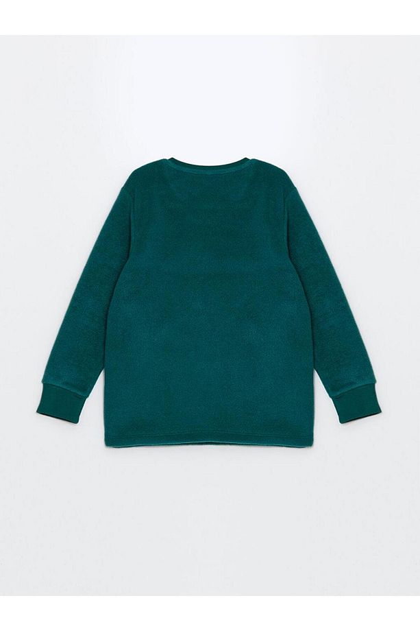LCW Kids Bisiklet Yaka Polar Erkek Çocuk Pijama Takımı - 3