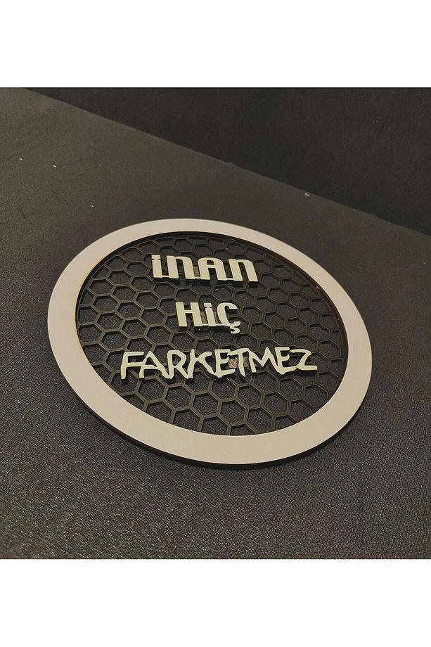 20Cm İnan Hiç Farketmez Yazılı Midrange Kapağı 1 Takıım 2 Adet - 3