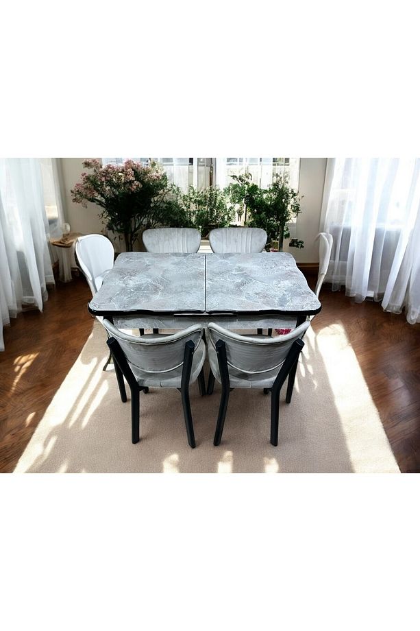MUTFAK MASA TAKIMI 4 KİŞİLİK GLOSS MAX ( MDF ) - 3