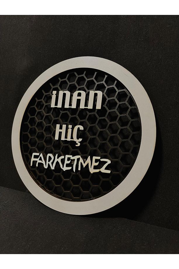 20Cm İnan Hiç Farketmez Yazılı Midrange Kapağı 1 Takıım 2 Adet - 2
