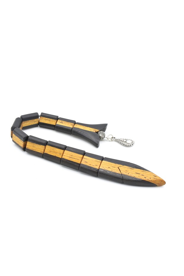 Master Craftsmanship Ebony Wood Fish Rosary