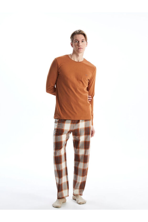 Standart Kalip Erkek Pijama Takimi - W4L939Z8 - 1