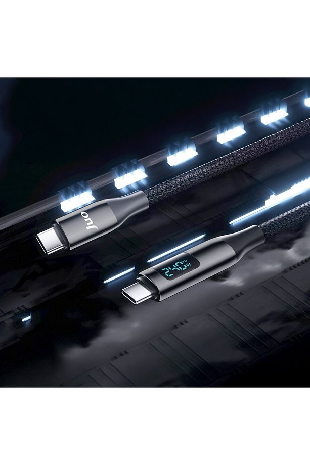 240w Usb 3.1 Gen2 10gbps E-mark Çipli Led Display 4k 60hz Görüntü Ve Type-c Hızlı Şarj Kablosu 1 - 4
