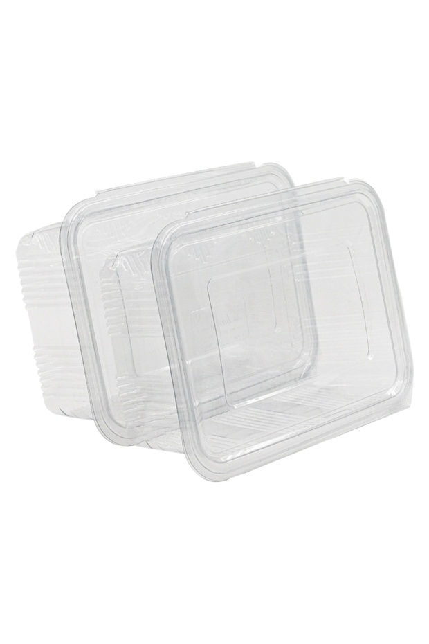 Disposable Storage Container with Plastic Lid Leak Proof Container 2000 ml 50 Pieces - 4