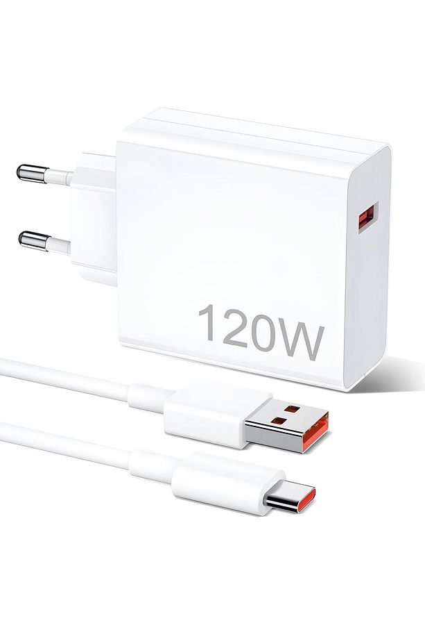 Type-c 120w (WATT) Turbo Şarj Aleti Cihazı Adaptörü Kablo (SET) - 5