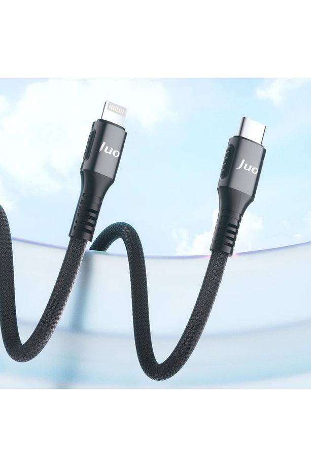 27w Usb Type-c To Lightning Iphone Ipad Örgülü Hızlı Şarj Ve Data Kablosu 2 Metre - 2