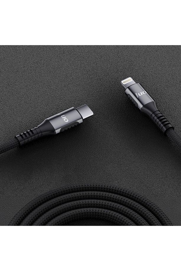 27w Usb Type-c To Lightning Iphone Ipad Örgülü Hızlı Şarj Ve Data Kablosu 2 Metre - 4