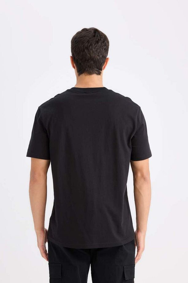 Yeni Sezon %100 Pamuk New Regular Fit Bisiklet Yaka Basic Düz Kısa Kollu Tişört - 6