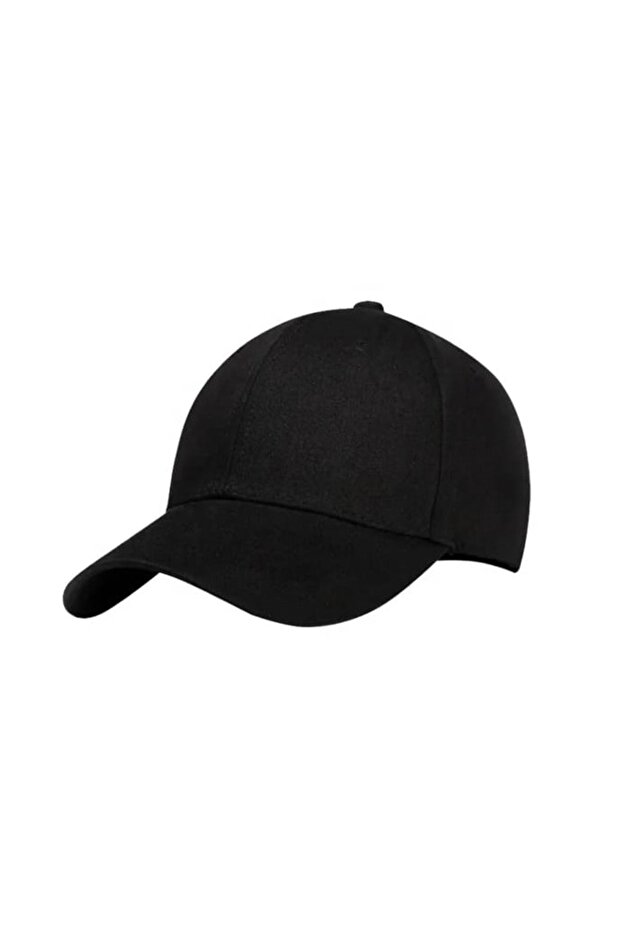 Simple black baseball cap - 2