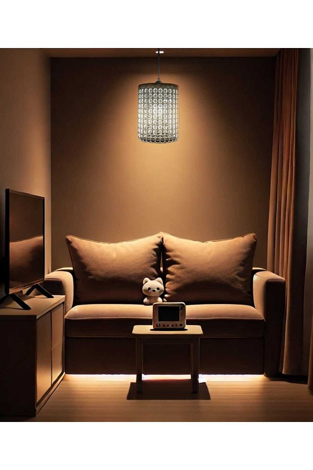 Avize Tekli modern şık ve sade mutfak salon oda hol gibi alanlarda kullanılabilir - 5