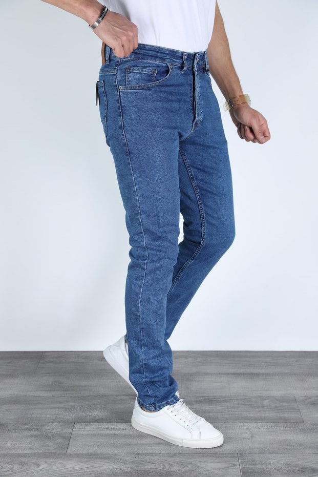 Men's Blue Regular Fit Men's Jeans