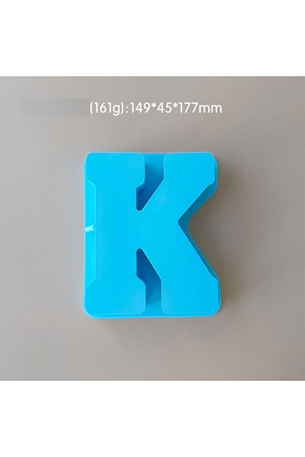 قالب سيليكون راتنج وصابون حرف K كبير