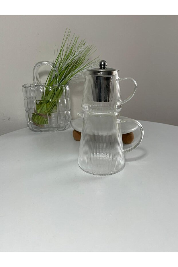 SÜZGEÇLİ CAM ÇAYDANLIK - 2