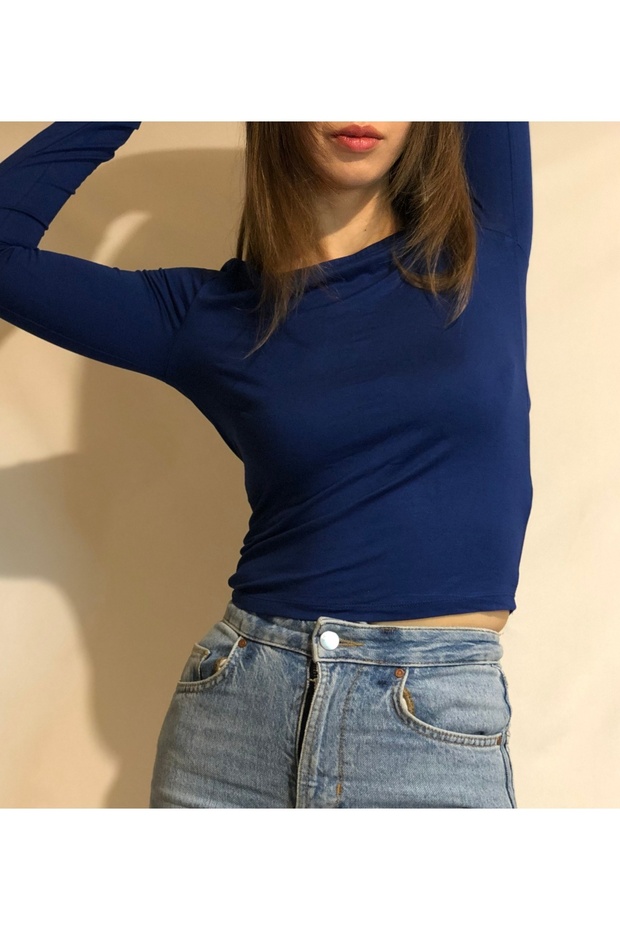 Kayık Yaka Bluz - 3