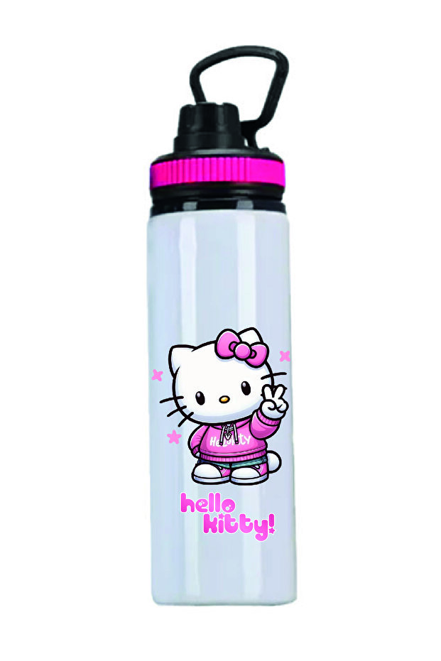 Hello Kitty Printed Water Bottle - 850Mlt-002