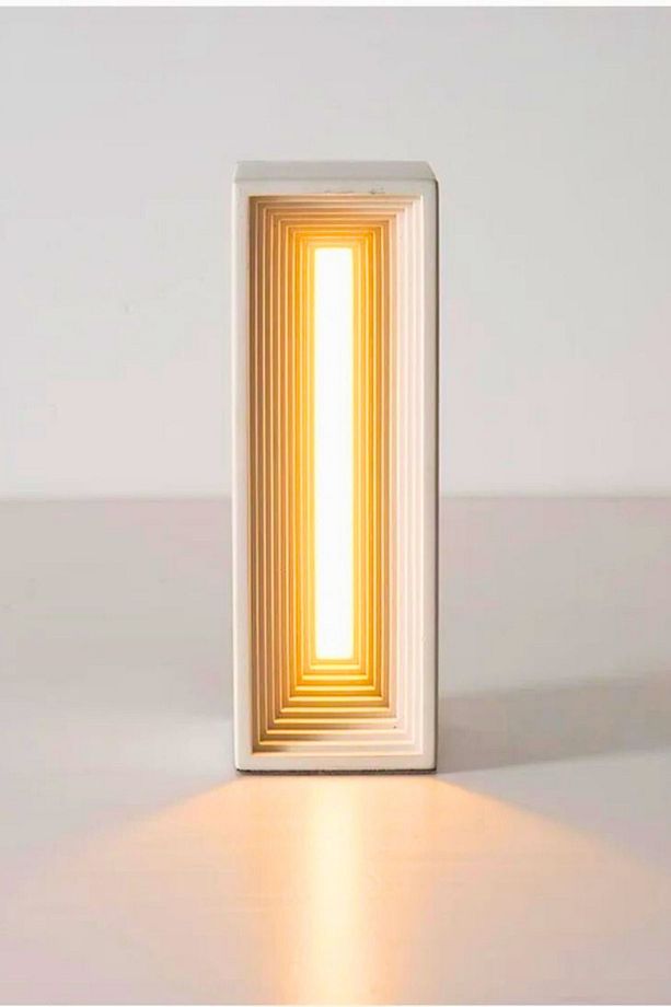 Taş Tasarım Led Lamba Çalışma Masa Gece Abajur Kamp Lambader Sarı Beyaz Led Usb Lambası - 3