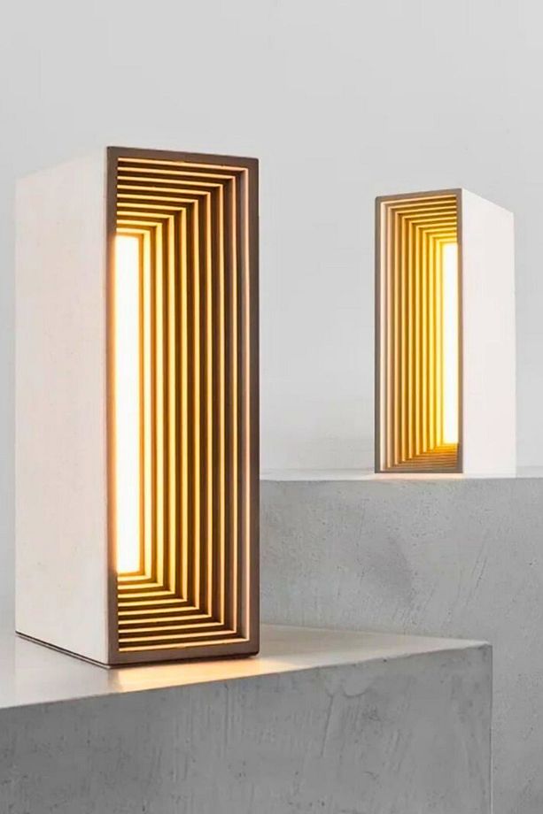 Taş Tasarım Led Lamba Çalışma Masa Gece Abajur Kamp Lambader Sarı Beyaz Led Usb Lambası - 4