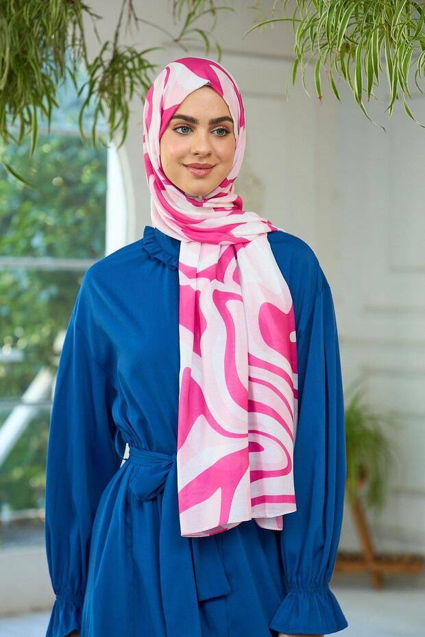 Yaz Işıltısı Koleksiyonu Soft Şal Pudra Pembe 3044-06 - 1