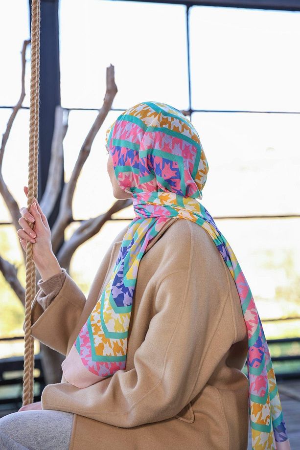 Boheme Collection Soft Şal Şeker Pembe Altuni 3043-12 - 3