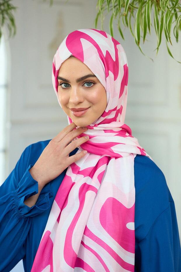 Yaz Işıltısı Koleksiyonu Soft Şal Pudra Pembe 3044-06 - 2
