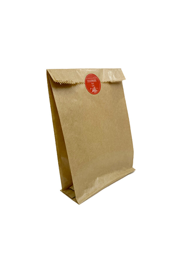 Kraft Closed Paper Bag 12x20cm 100 Pieces Side Gusseted Packaging Paper Gift Wrapping Kraft Packaging