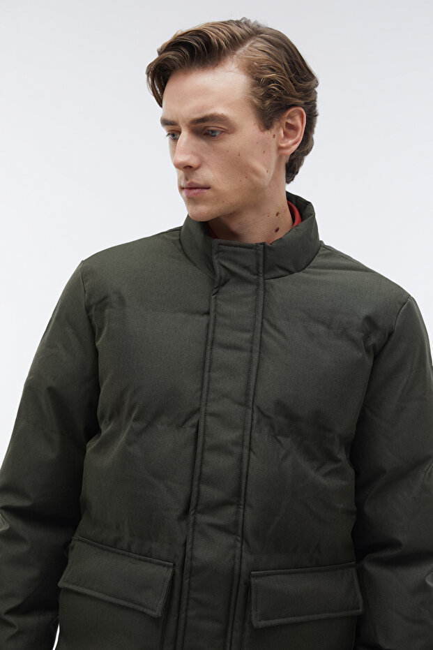 DİK YAKA ŞİŞME MONT - 7