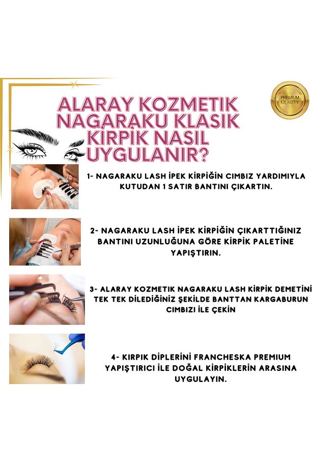 Full Ipek Kirpik Eğitim Ve Uygulama Seti 40 Uygulama - 3