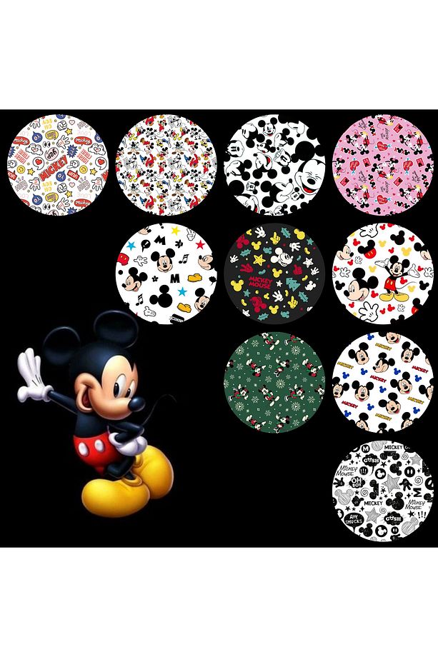 Dexcom G6 Sensör Koruyucu Bant Mickey Mouse Serisi 10'lu Paket - 3