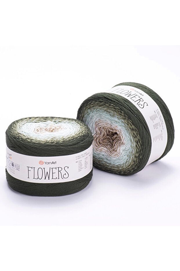 Flowers - Ebruli El Örgü Ipi Ebruli-311 - 1