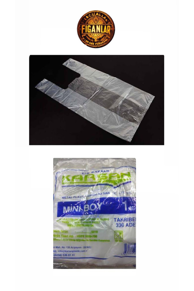 orjinel şeffaf mini boy hışır poşet 1 kg takriben 330 adet alışveriş poşeti atlet poşet - 4