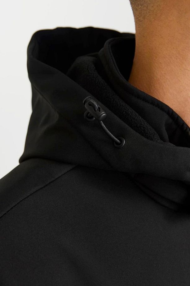 JJTHEO SOFTSHELL JACKET SİYAH - 5