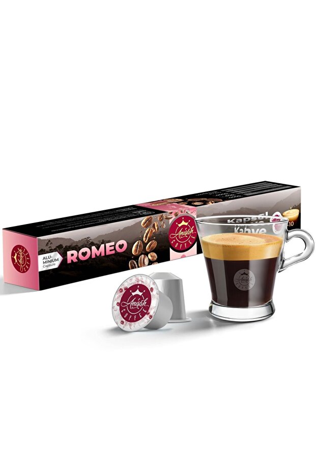 Romeo Capsule Coffee | 10's | Nespresso Compatible | Aluminum Capsule