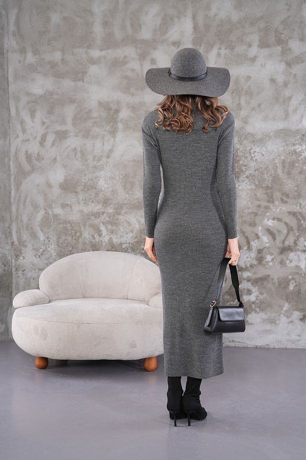 Fitilli Triko Elbise - 3