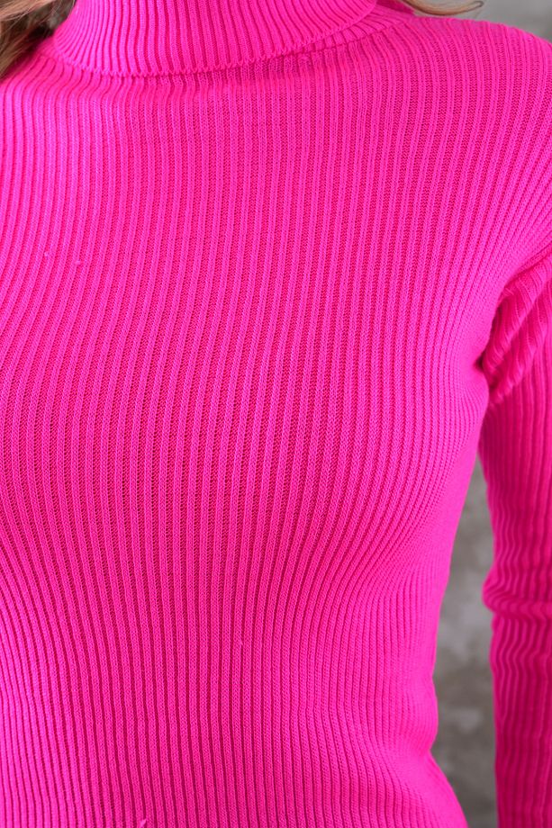 Fitilli Triko Elbise - 5