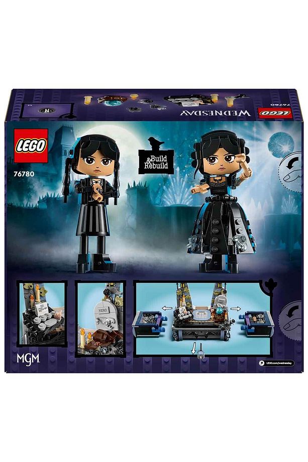Wednesday: Wednesday Addams Figürü 76780 – 10 Yaş ve Üzeri Çocuklar için Koleksiyonluk Oyuncak Yapı - 4
