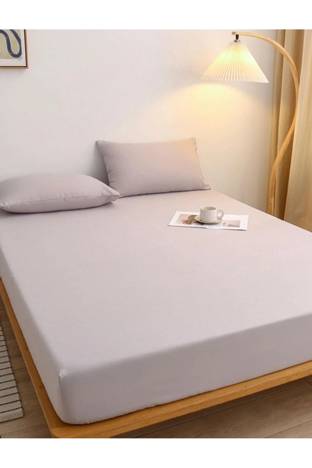 طقم ملاءات مطاطية من القطن Ranforce مع غطاء وسادة - 1